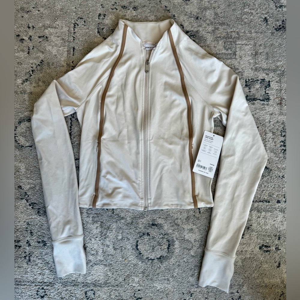 NWT ATHLETA SALUTATION CROP JACKET Sz XS